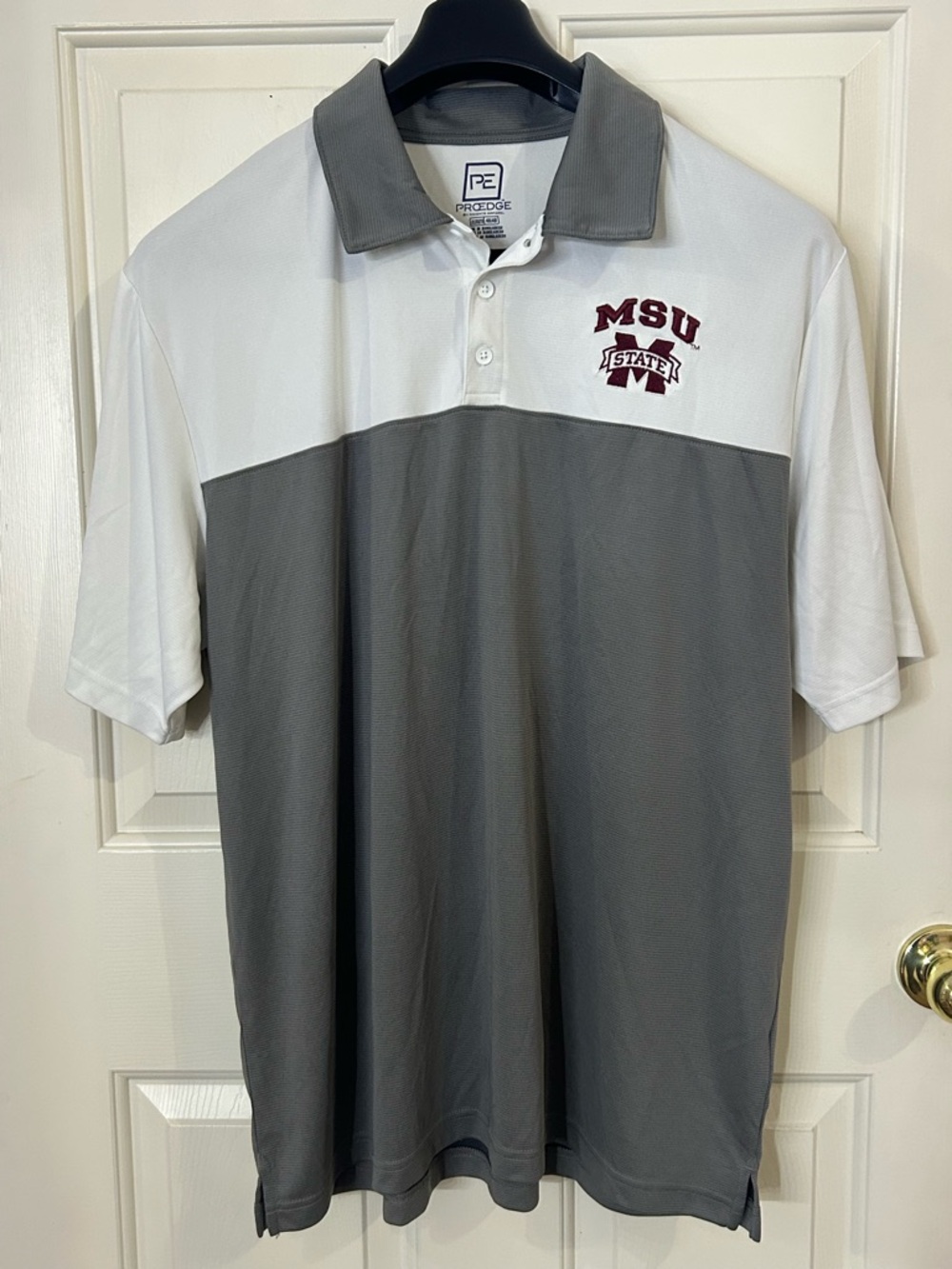Pro Edge Mississippi State Bulldogs NCAA Embroidered Polo Shirt Men’s XL